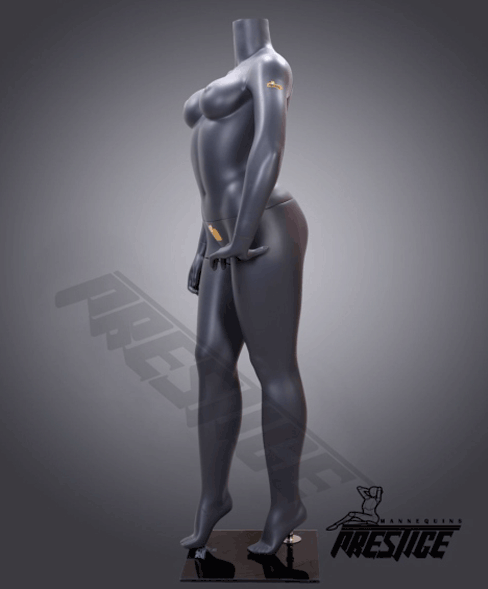 مانکن ورزشی زنانه طوسی مدل v 1060